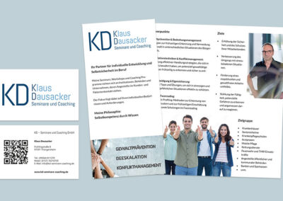 Logo, Visitenkarten und Flyer